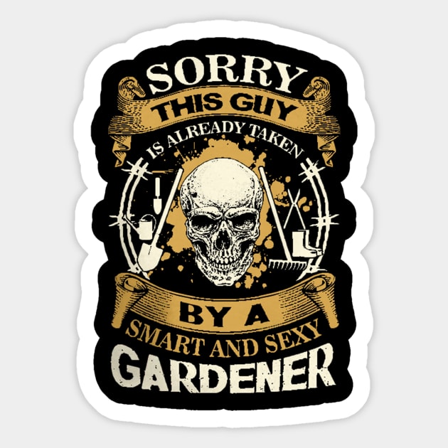 Gardener hoodie, Gardener gifts Sticker by Danielss